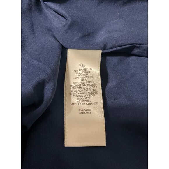 ELIZA J. Maxi Dress Sleeveless Belted Floral Gown in Navy Pink size 4 - Picture 13 of 14